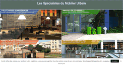 Desktop Screenshot of mobilier-urbain.net